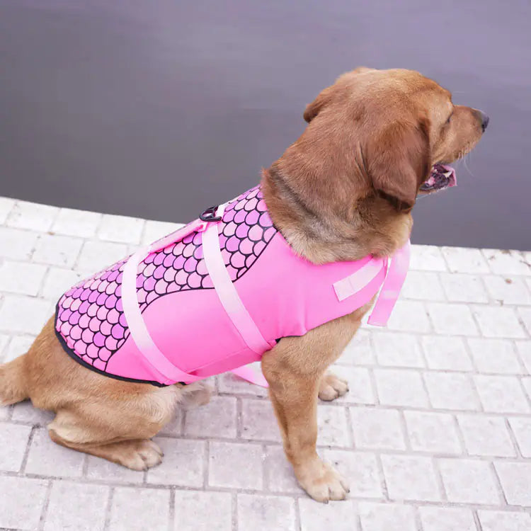 Premium Pet Life Jacket - Water Safety Vest for Dogs with Rescue Handle
