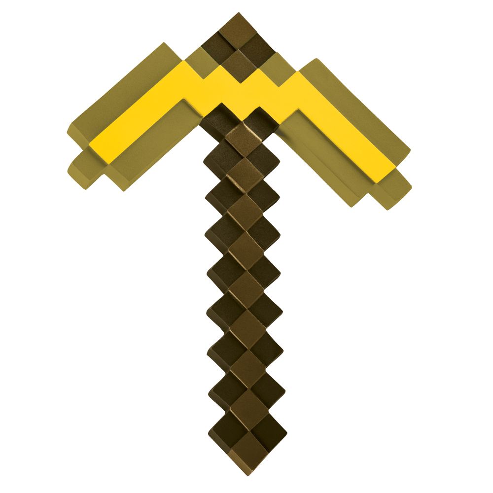 Minecraft Gold Pickaxe Costume Accessory