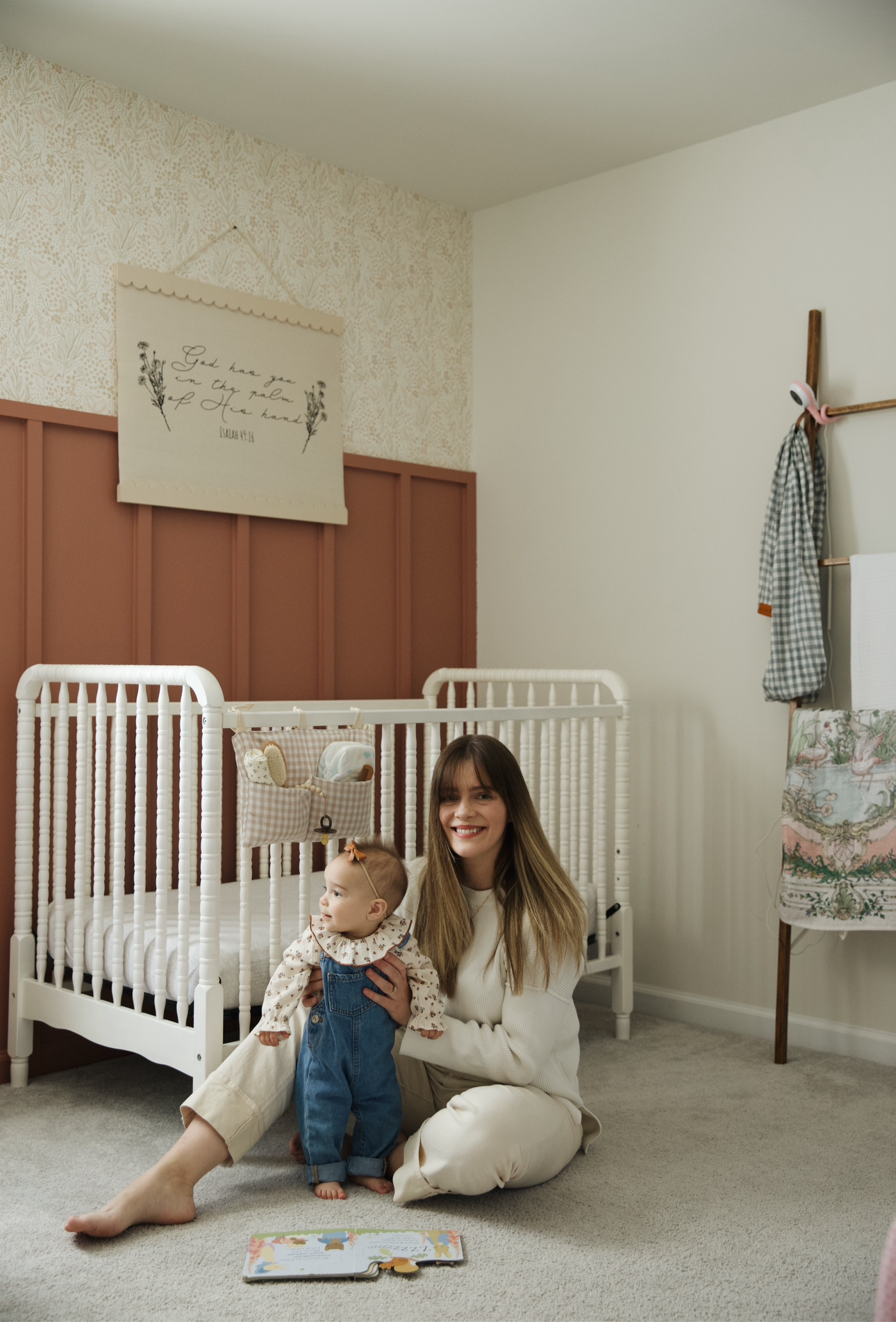 Haven Baby Crib Diaper Caddy Storage Organizer Nursery Room