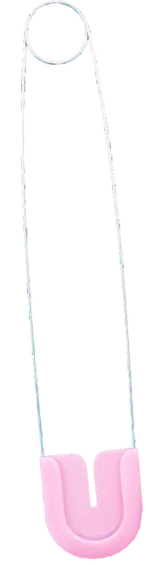 Pink Jumbo Diaper Pin Costume Prop Accessory