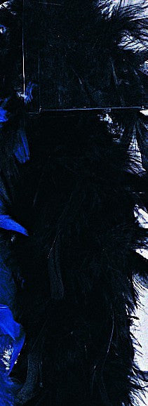Black Turkey Feather Boa
