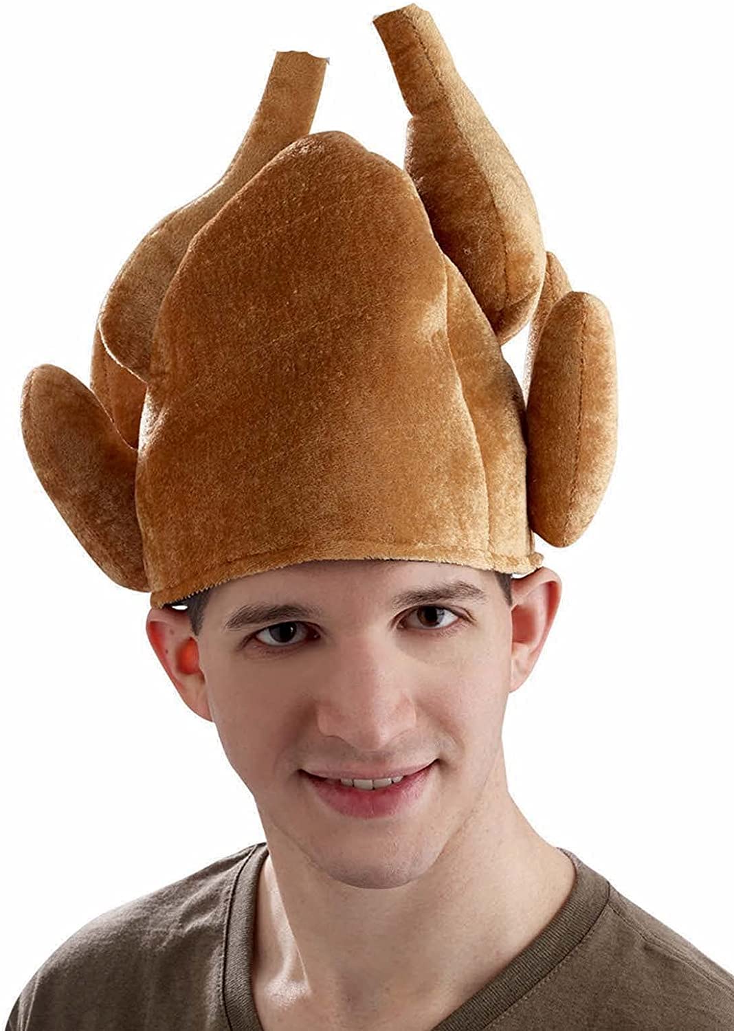 Roasted Turkey Hat with Moving Legs Costume Accessory