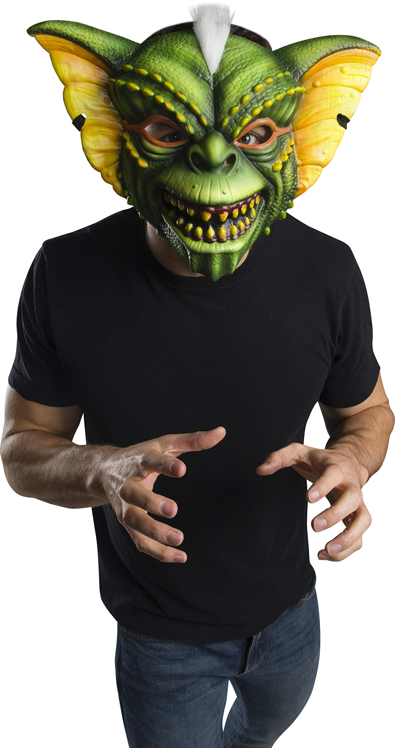 The Gremlins Secrets of The Mogwai Stripe Costume Mask with Plush Hair