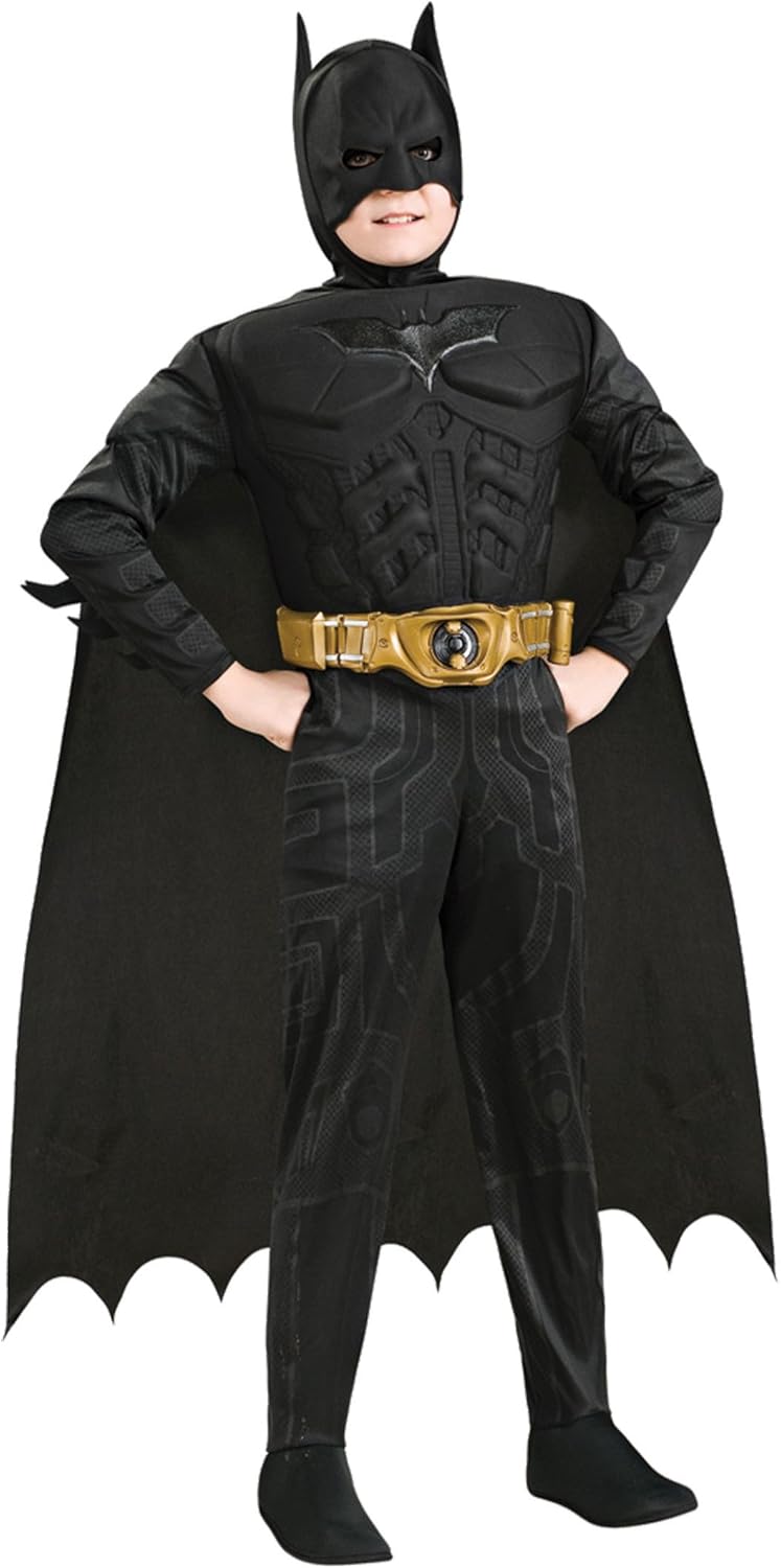 Boys DC Comics Deluxe Muscle Chest Batman Costume