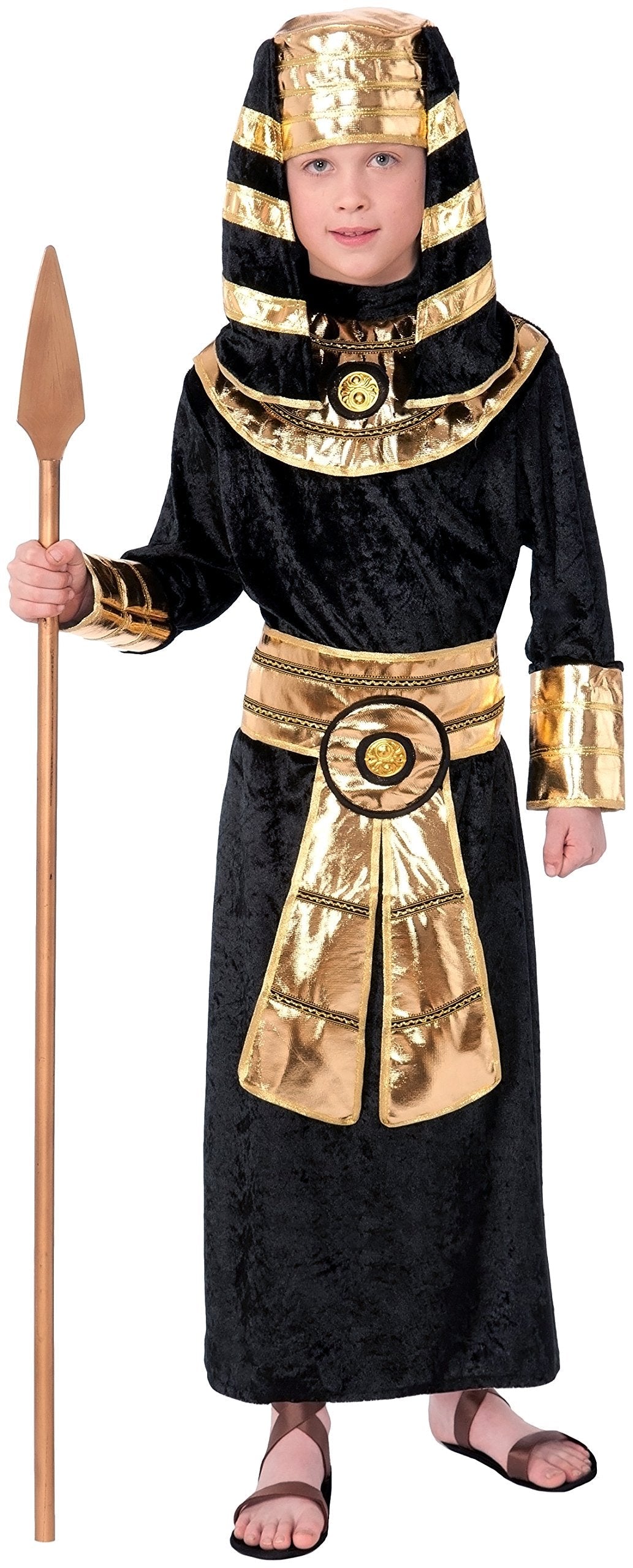 Boys Black Egyptian Pharaoh Costume