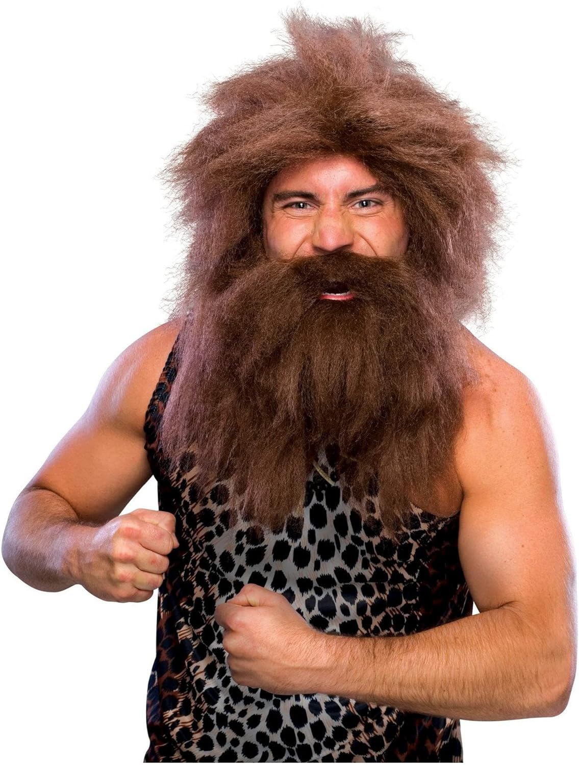 Caveman Beard and Wig Set - Various Colors