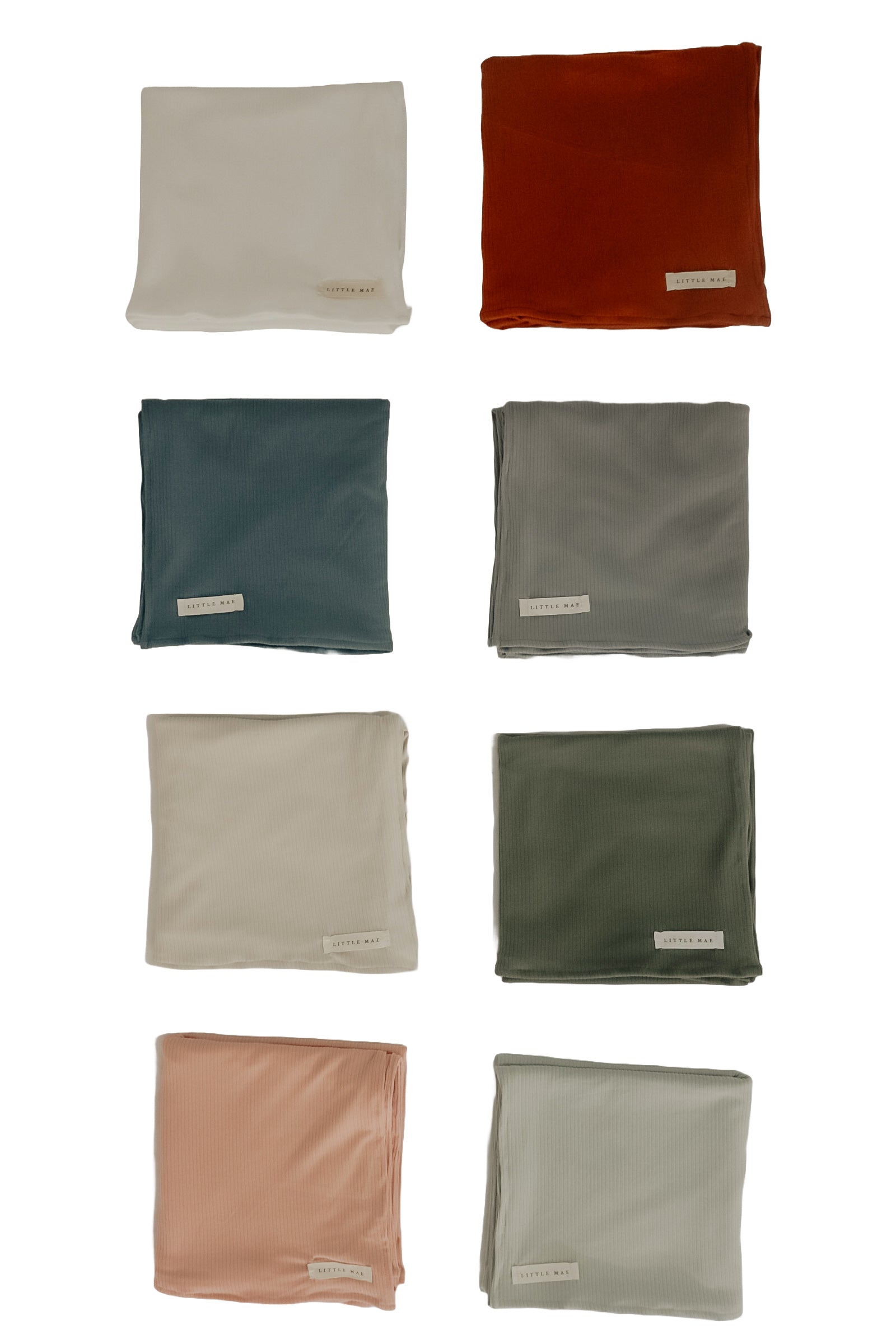 Stone Ribbed Stretch Swaddle