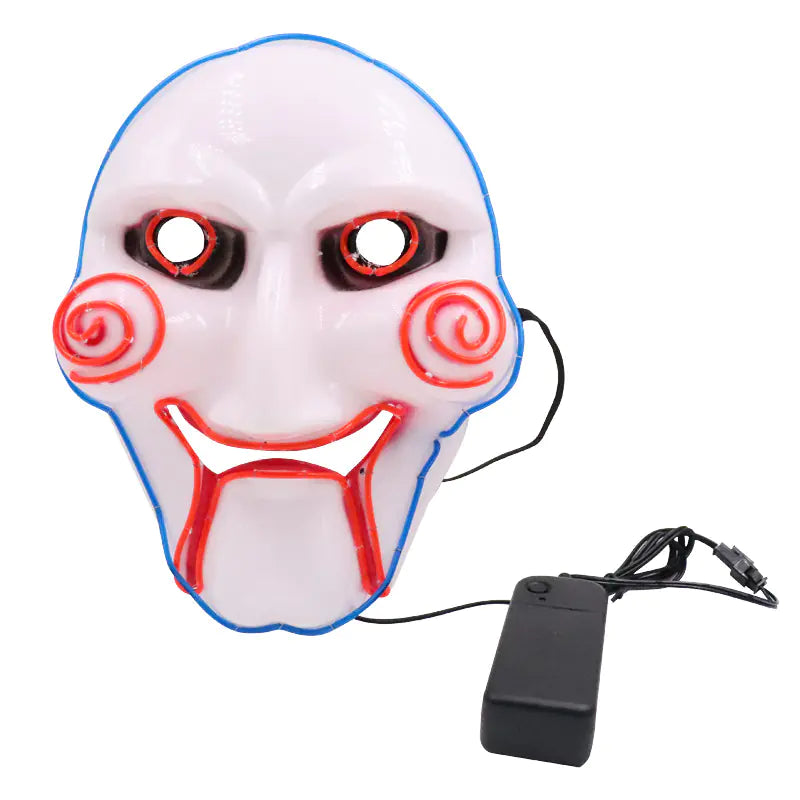 Spooky Chainsaw LED Party Mask