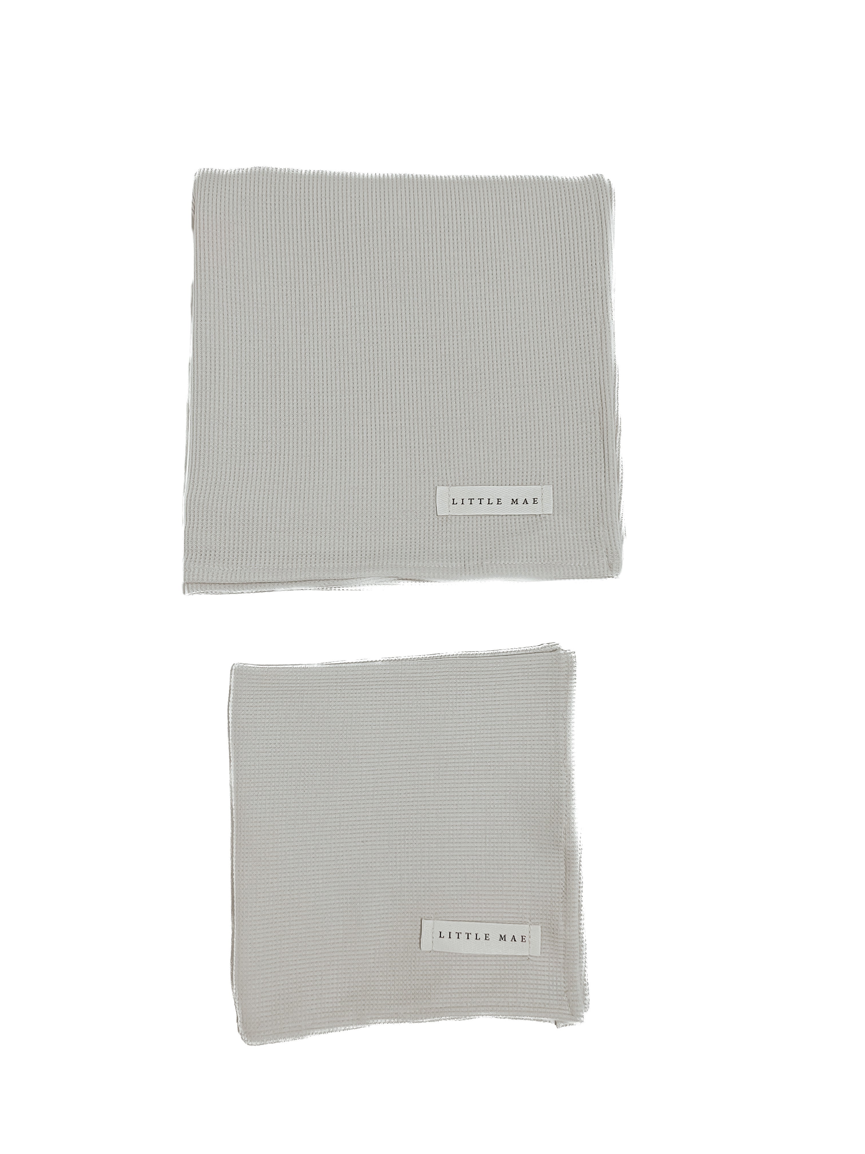 Coco Ivory Waffle Knit Blanket