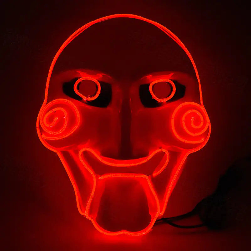 Spooky Chainsaw LED Party Mask