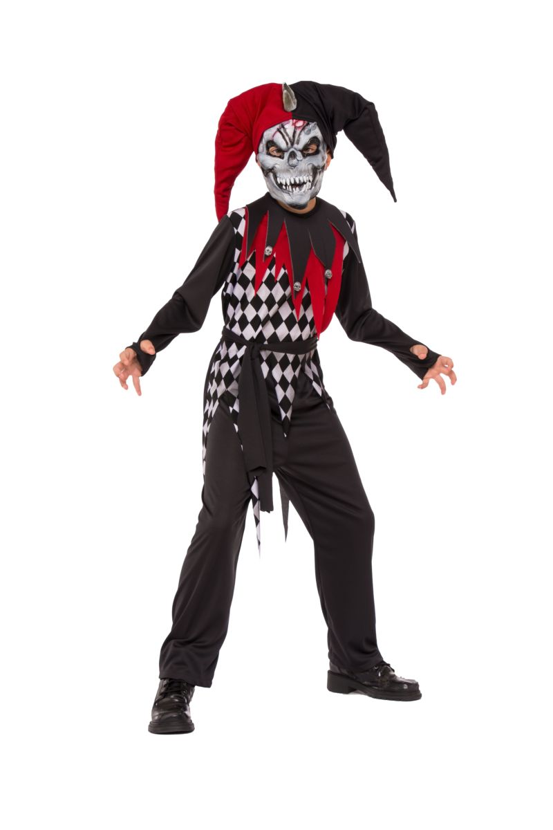 Boys Evil Jester Costume