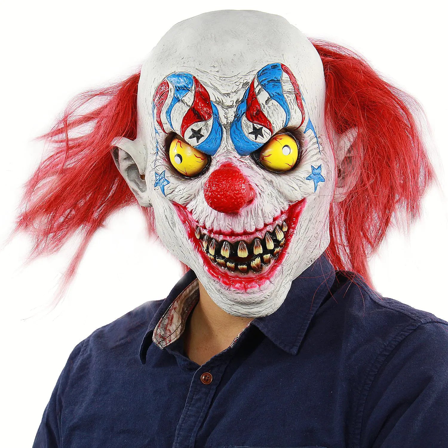 Spooky Latex Clown Masks for Halloween