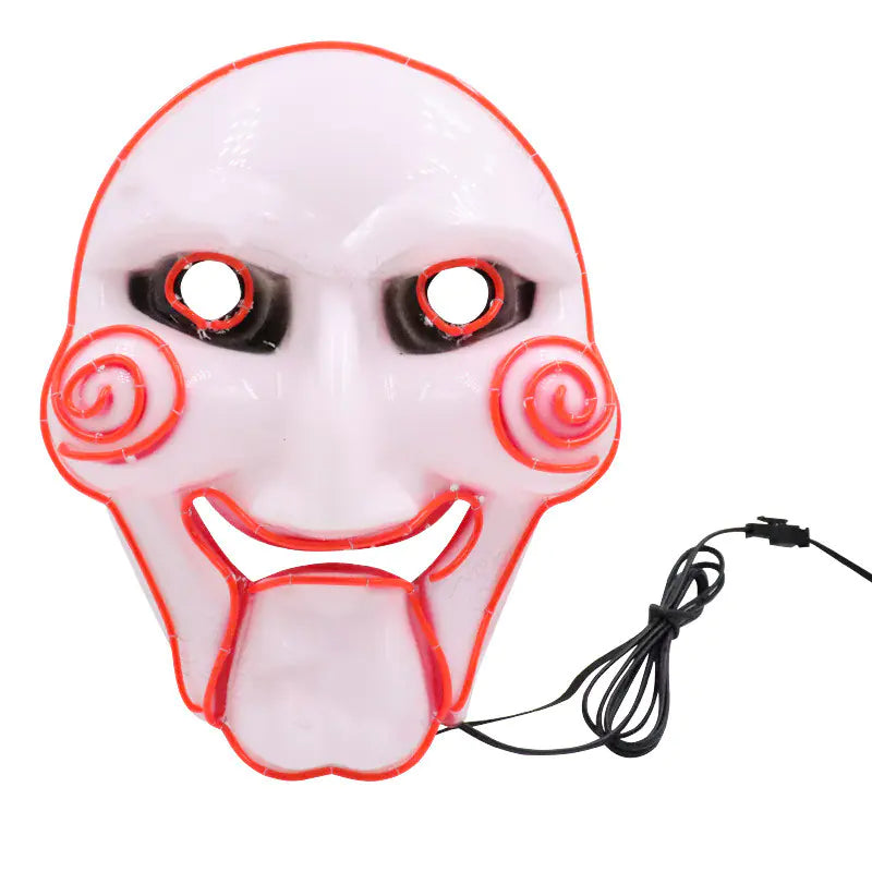 Spooky Chainsaw LED Party Mask