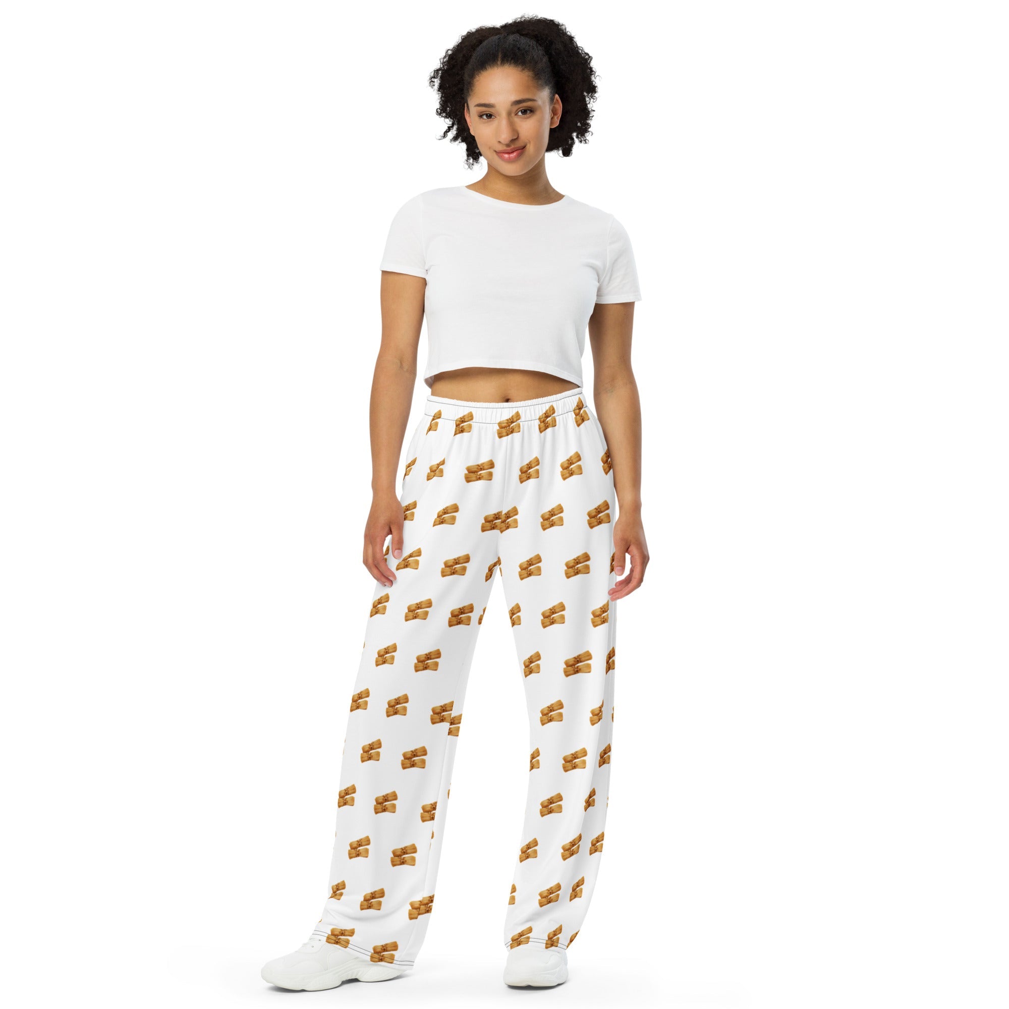 All-over print unisex Tamale wide-leg pants