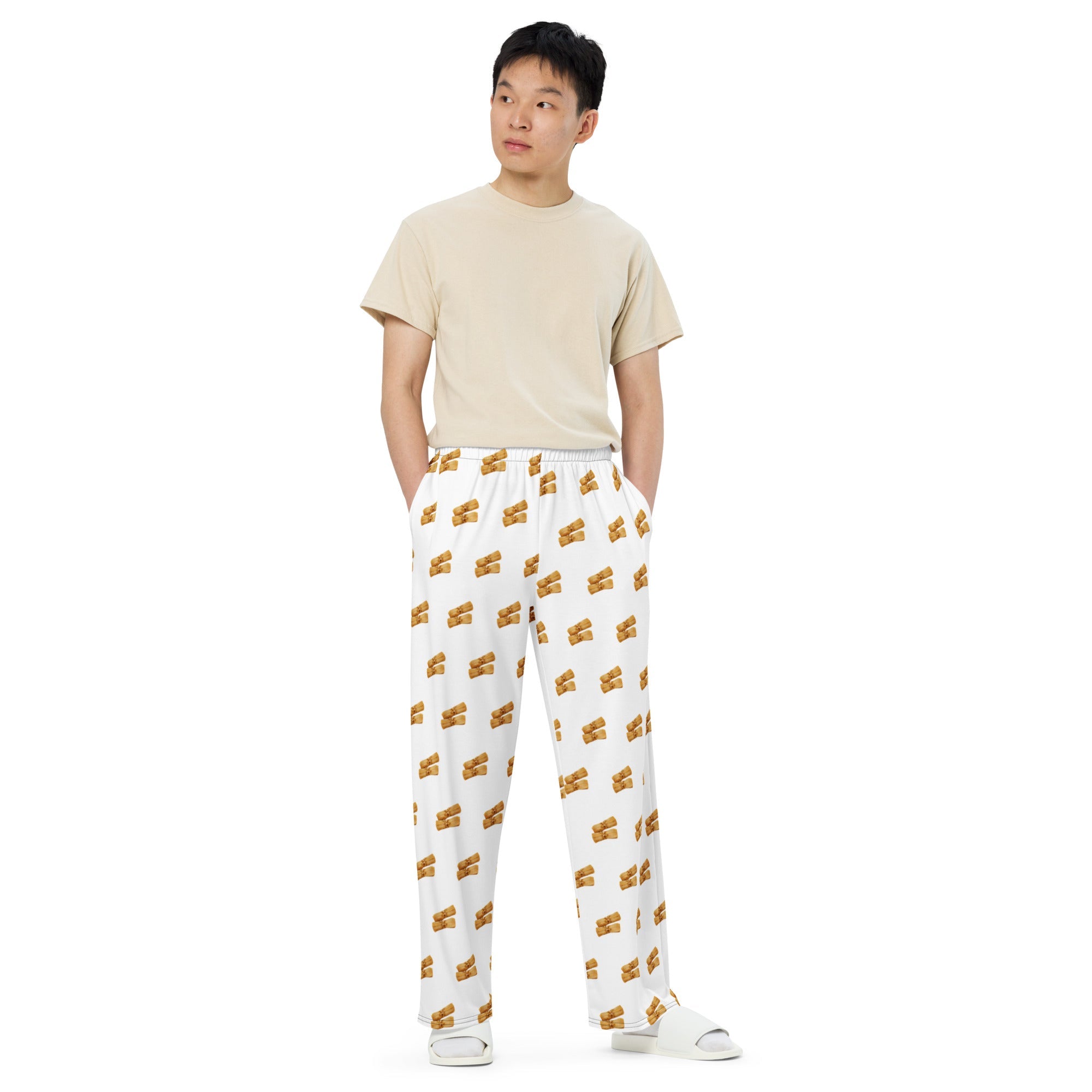 All-over print unisex Tamale wide-leg pants