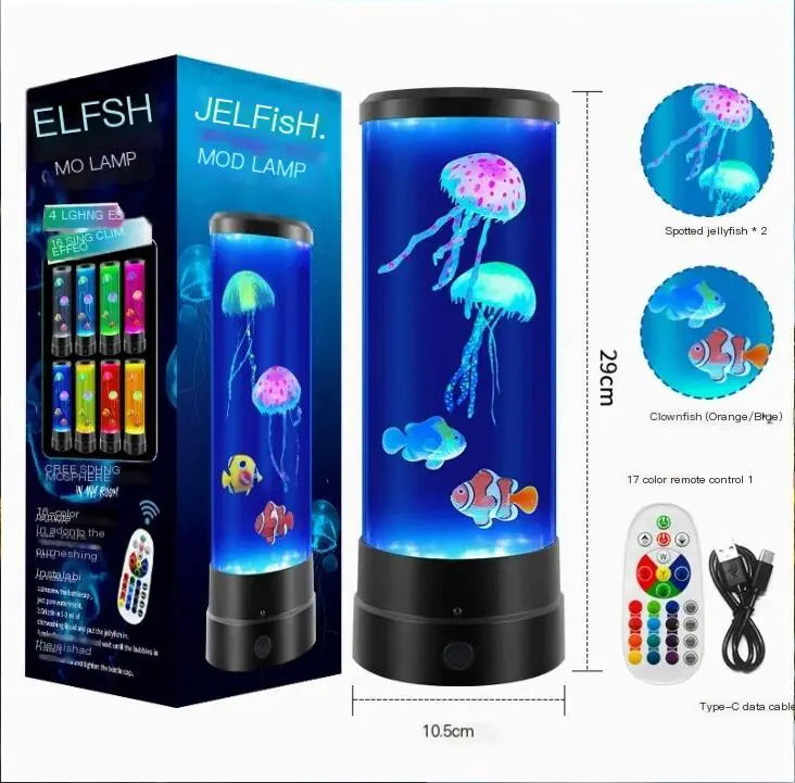 Soothing LED Jellyfish Light Display