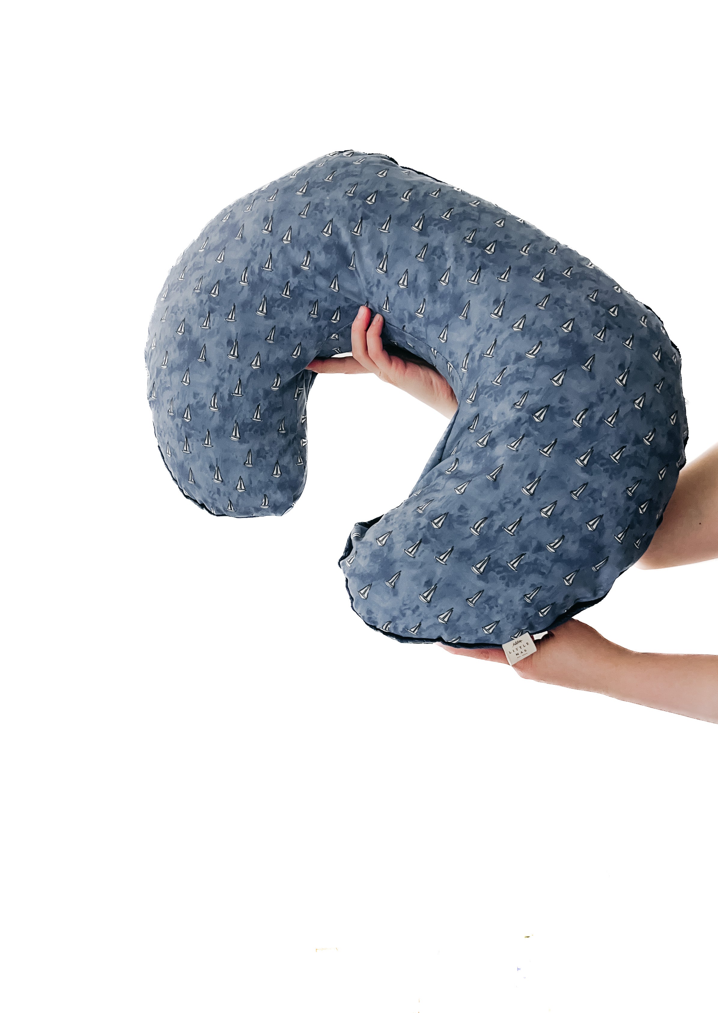Sailboat Nursing Pillow Cover