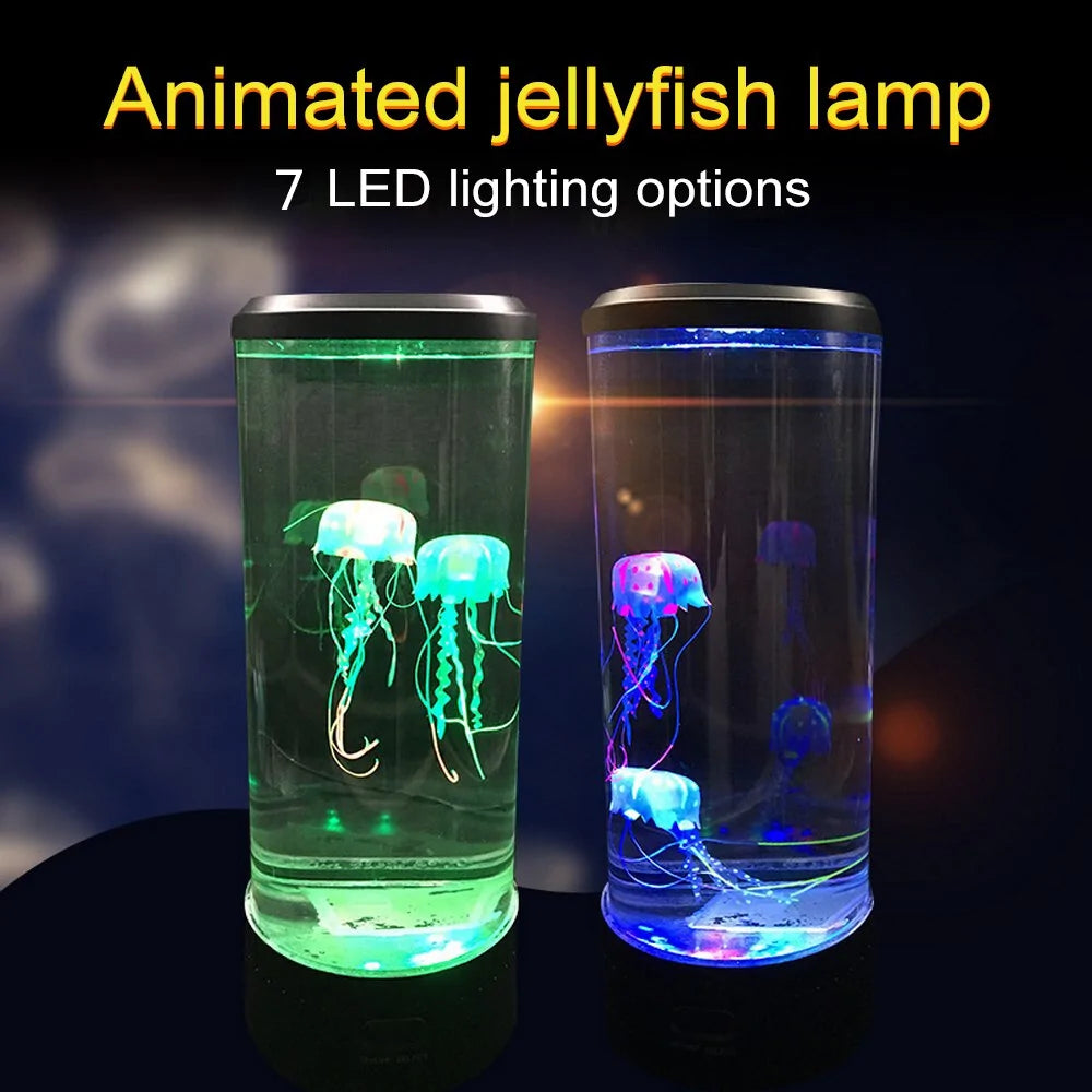 Soothing LED Jellyfish Light Display