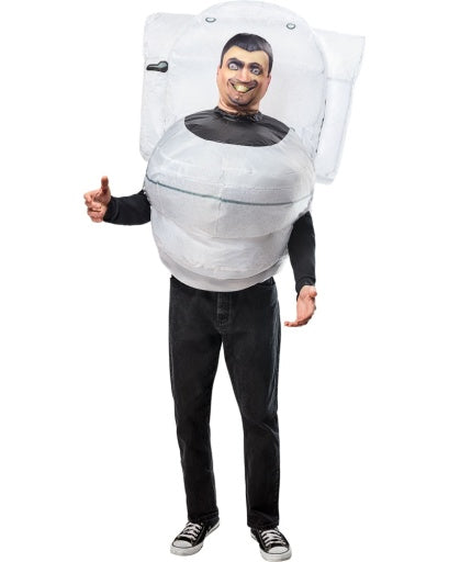 Adults Inflatable Skibidi Toilet Costume